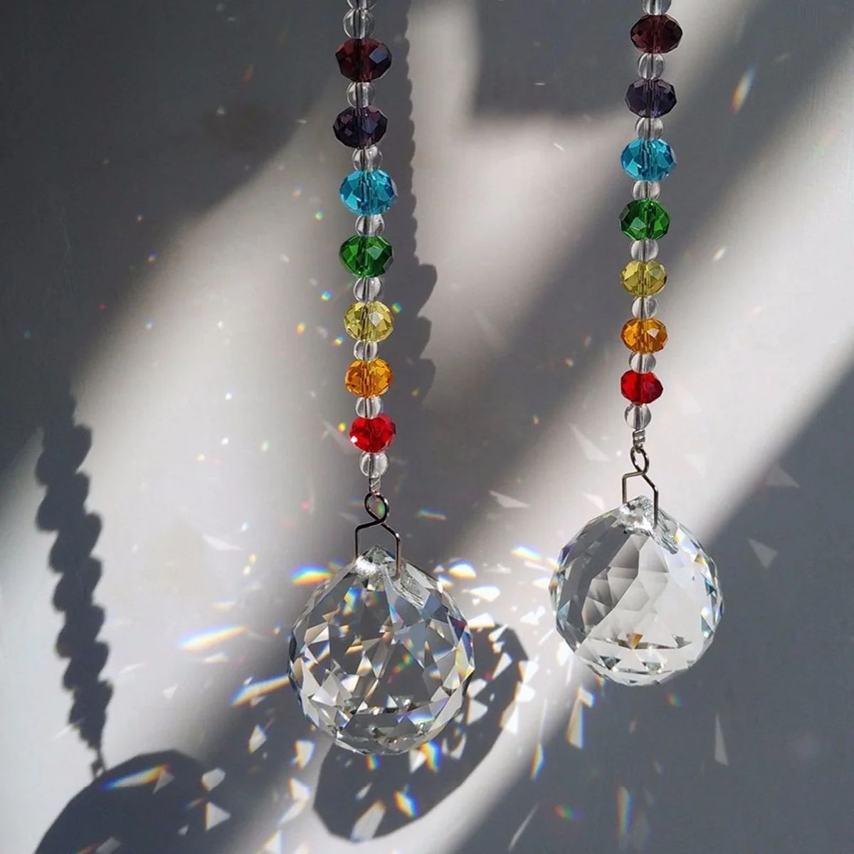 

Crystal Ball Pendant 100mm Transparent Chandelier Prisms Hanging Balls for Window Wedding Home Decoration Chandelier Crystals