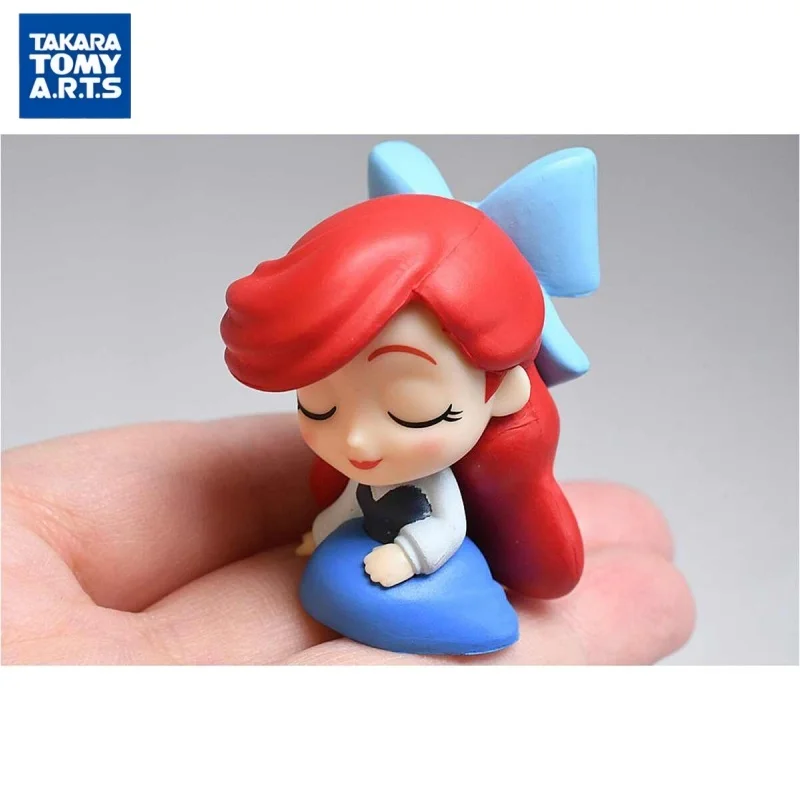 Takara Tomy Disney Princess Gashapon Sitting Figure Ariel Belle Rapunzel Moana Jasmine Collectible Decor Fan Gift Toy - view 3