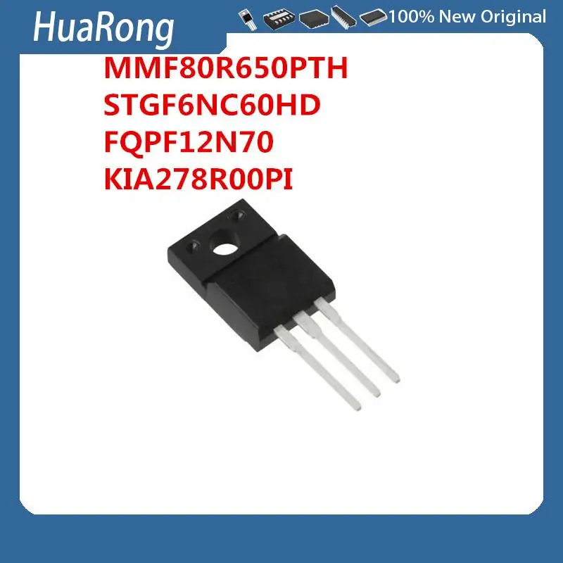 10PCS/LOT  MMF80R650PTH  80R650P  STGF6NC60HD   FQPF12N70     KIA278R00PI   TO-220F