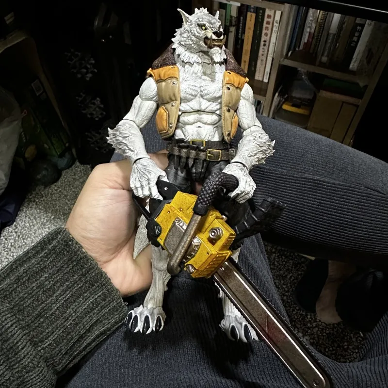 FuRay Planet MU-FP002W 1/12 Wilderness Hunter White Werewolf Model Full Set 20cm Butcher William Action Figure Toys