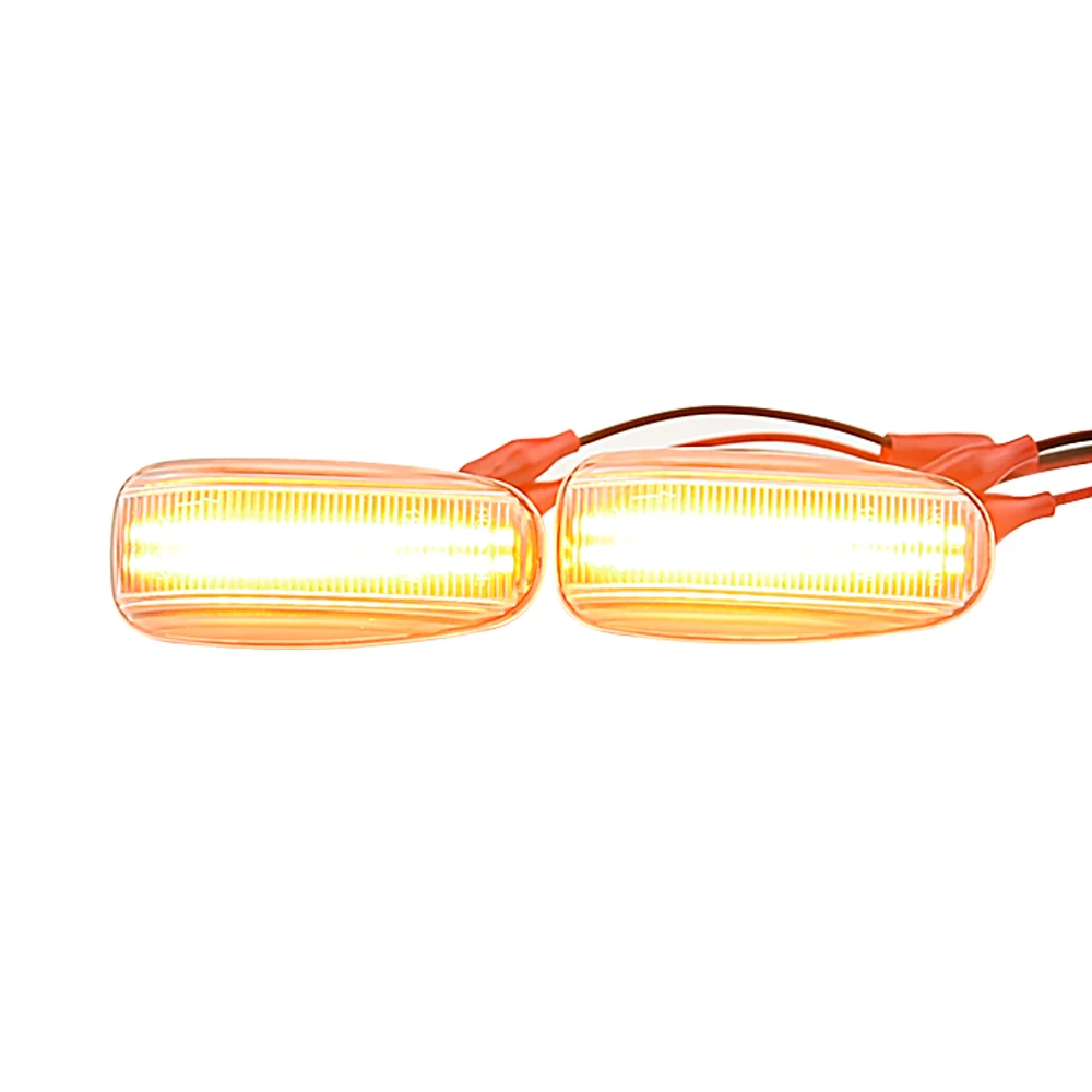 

Dynamic Flowing LED Turn Signal Light Side Marker Sequential Blinker Light For Mercedes BENZ E-Class W210 C-Class W202 W208 2PCS