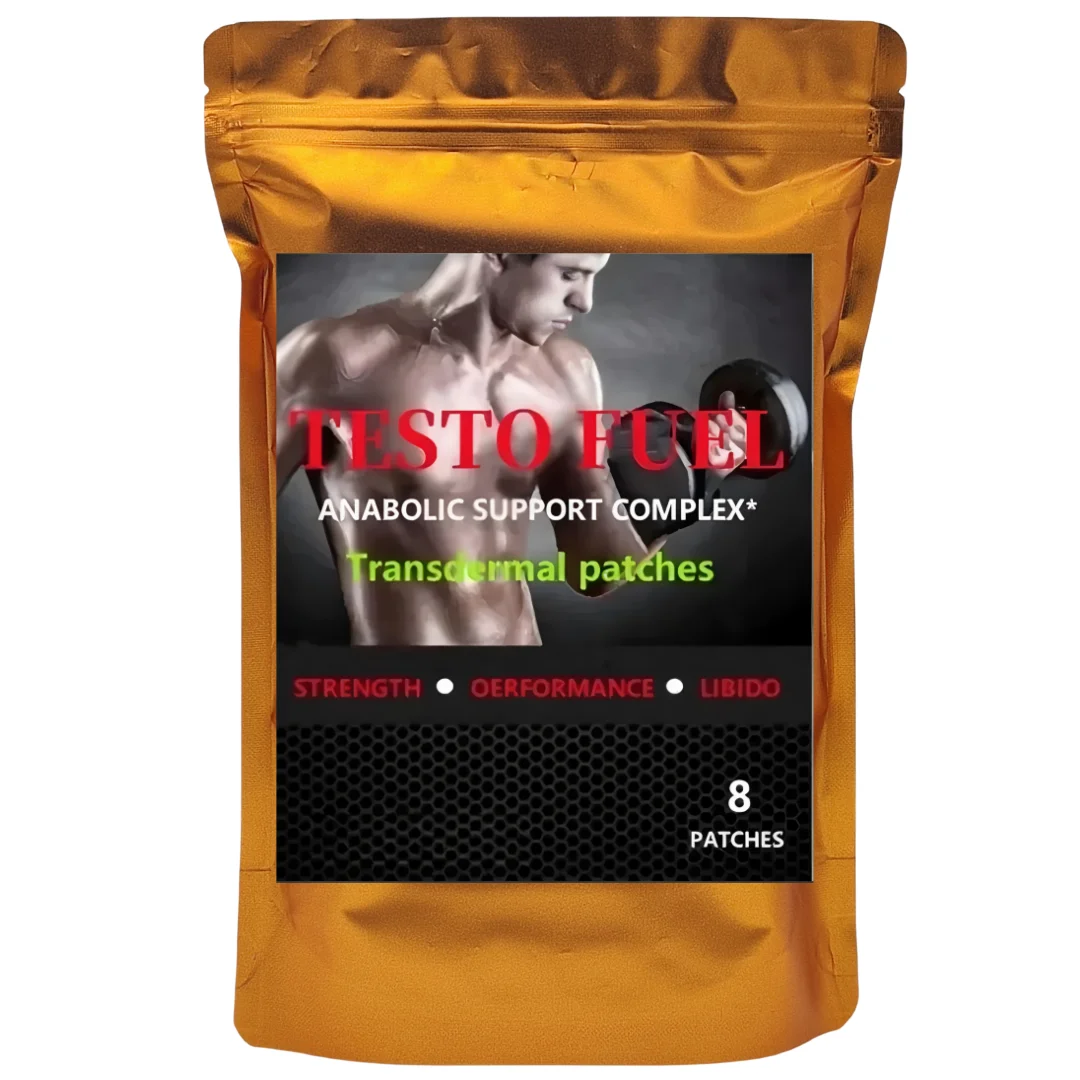 Testo Fuel Natural Testosterone Booster Transdermal Patches Anabolic Muscle Mass For Rapid Growth