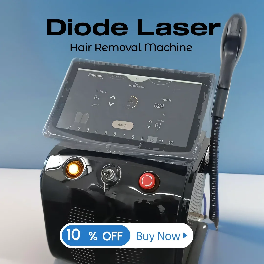 Professional Portable 6000w Soprano Titanium Diode Laser Hair Removal Machine High Power Alexandrite Laser 808nm 755nm 1064nm