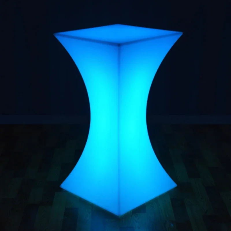 

Illuminated High Chair Bar Stool Night Lamp Luminous Waistline Scattered Desk Coffee Cocktail Chair Lighting Furniture