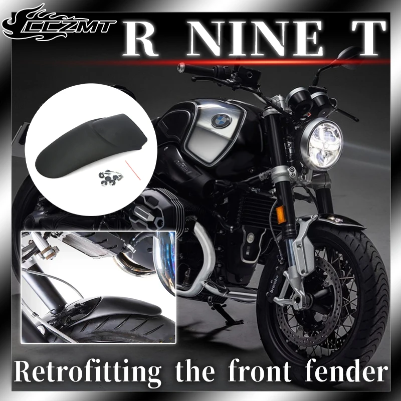 

For BMW R NINE T NINET RACER SCRAMBLER RNINET 2014 2015 2016 2017 2018 2019 2020 2021 ront Fender Mudguard Extender Extension