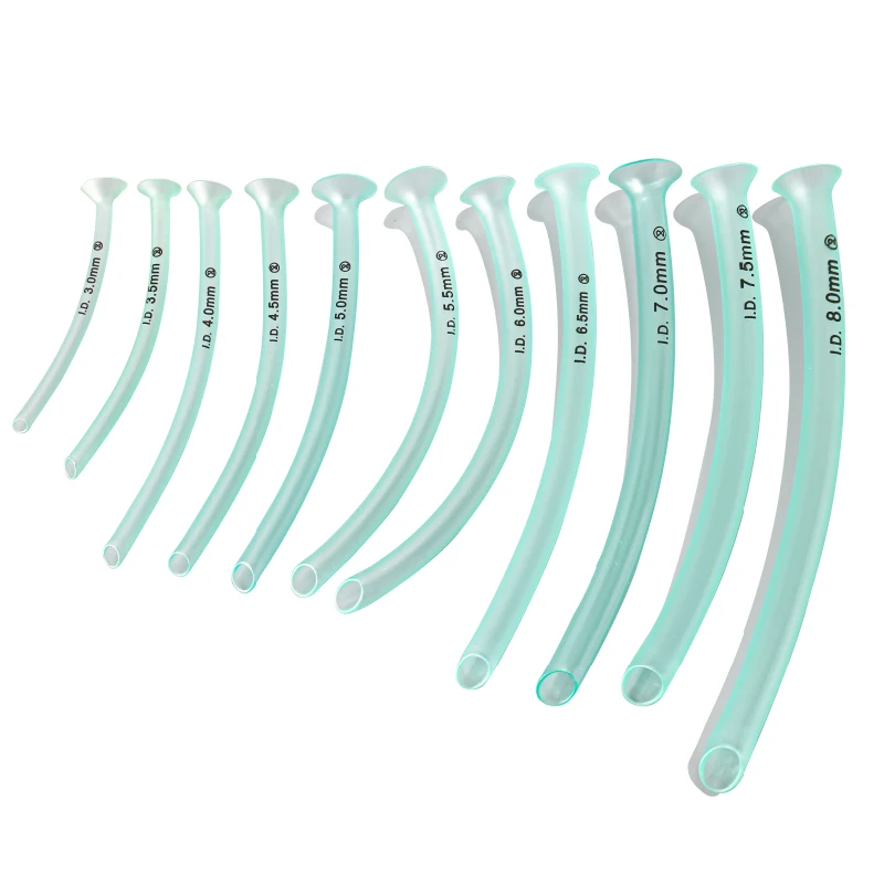20Pcs/10Pcs/5Pcs Nasopharyngeal Airway 3.0-8.5mm Disposable Nasal Pharyngeal Duct Respiratory Gas Guide Tube First Aid Emergency
