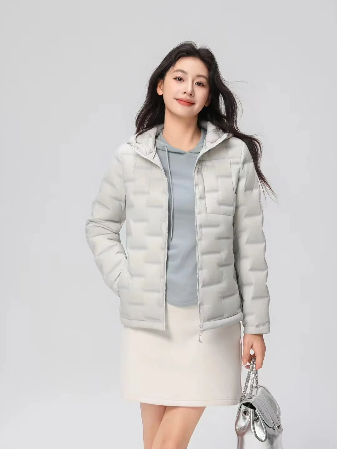 2026 casaco de inverno feminino com capuz 90% pato para baixo preenchido ultra leve quente moda jaqueta outono parkas blusão