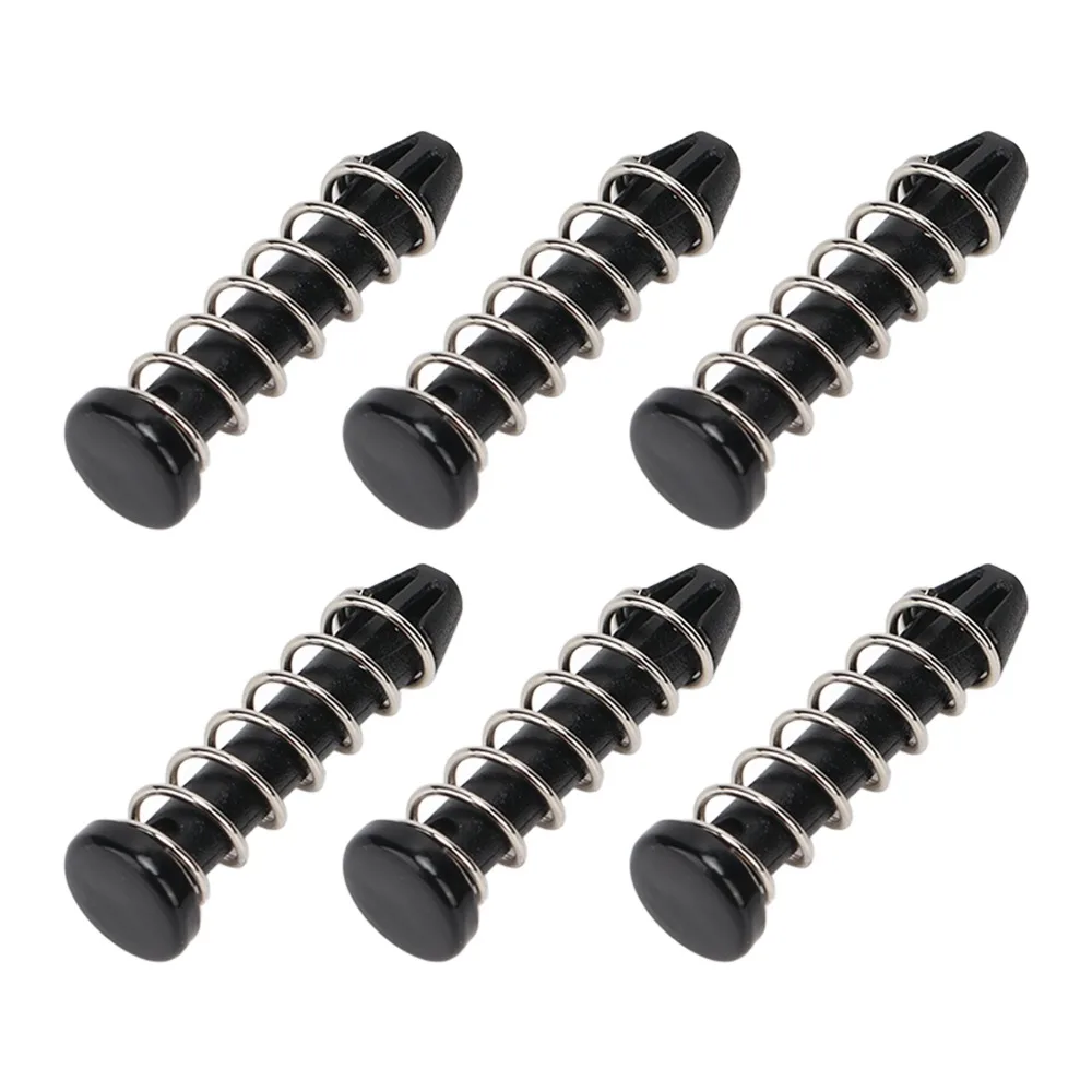 100Pcs Fastener Set 18.6mm Heatsink Mount Pin Plastic Black Cooler Mounting Pin Round Head Heatsink Fastener Cooler Assembly