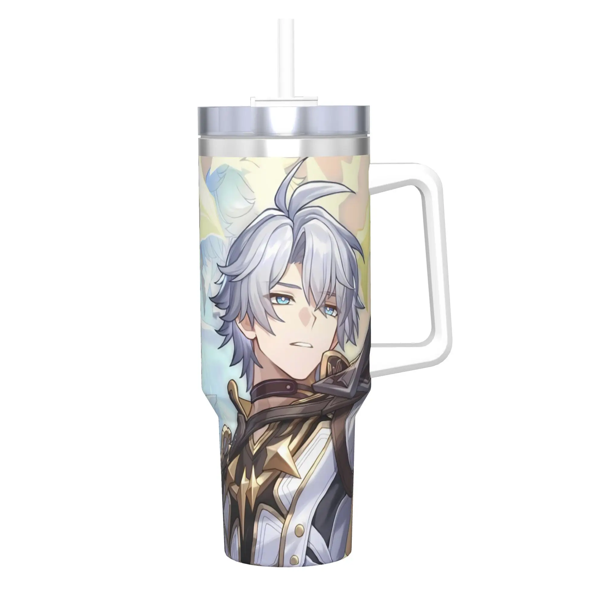 Honkai Star Rail 40oz Tumbler Stainless Steel Double Wall Vacuum Insulated  Travel Mug With Straw