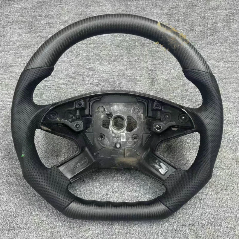 For Mercedes-benz R251 R300 R350 R500 W164 W251 ML GL 350 450 (With Paddle Shifter Holes)100% Real Carbon Fiber Steering Wheel