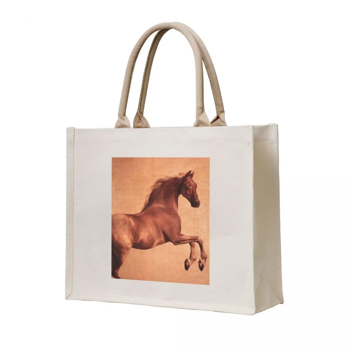 

painting of a horse by George Stubbs Tote Bag cute pouch bag Cloth bags eco pack the tote bag
