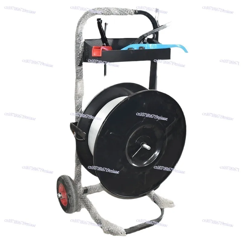 

PP belt manual strapping machine, disc car for plastic steel packing belt, hand push for thickened iron plastic steel belt
