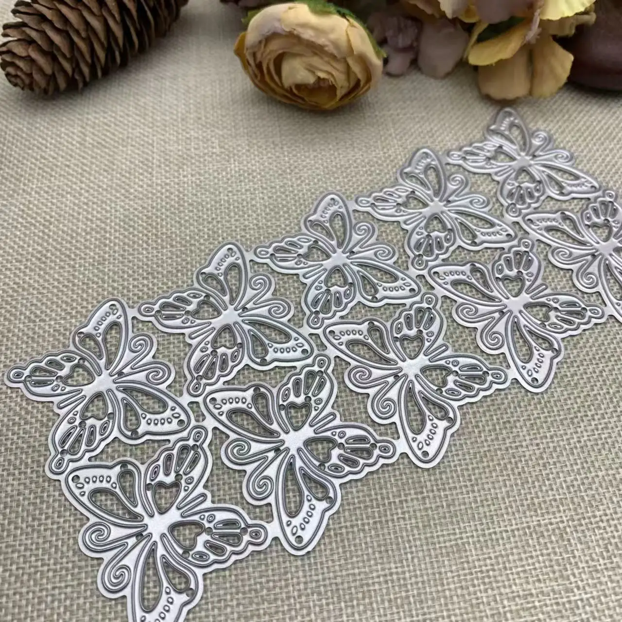 1 Stück 10 Schmetterlinge Metall-Stanzform für DIY Scrapbooking Dekoration Geprägte Fotoalben Papierkartenherstellung Handgemachte Form