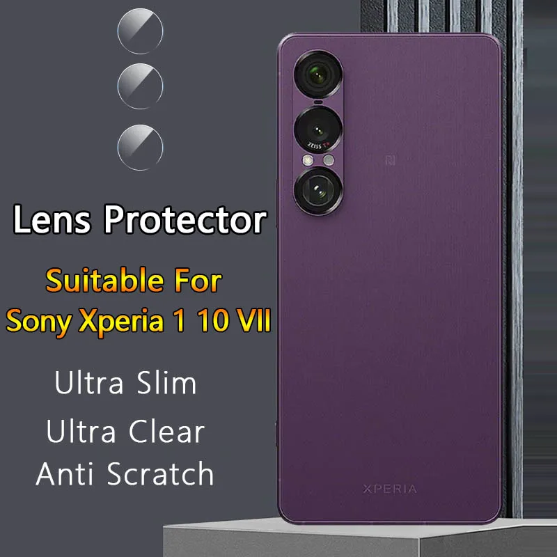 

Lens Protector For Sony Xperia 1 5 10 VII VI V Ultra Clear Slim Soft FET Film Back Camera Lens Cover Guard -Not Tempered Glass