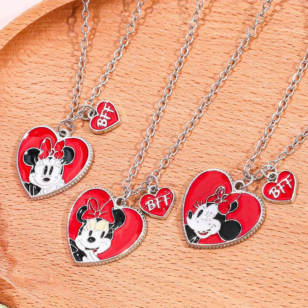 

Disney Минни Маус модный классический мультфильм аниме Микки BFF кулон милый Микки Минни для подарков лучшему другу