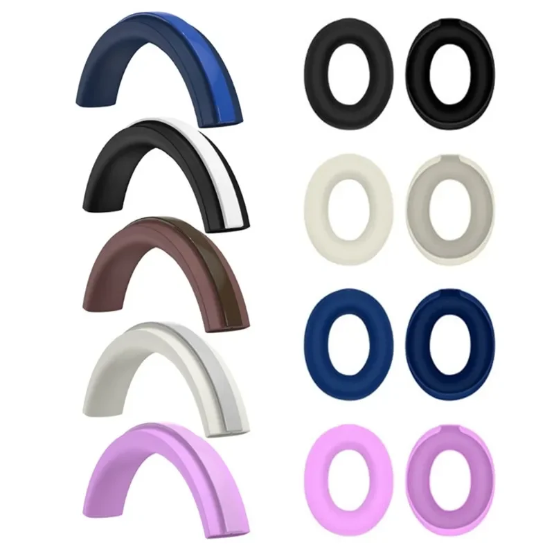 Replacement Silicone Ear Pads Cushion Cover For Beats Studio Pro Headphone Headband EarPads Earmuff Protective Case Sleeve