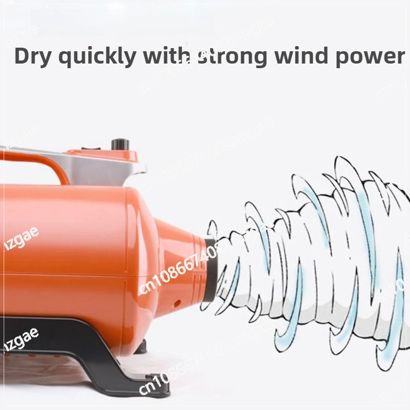 Large Dog Hair Dryer High Power Silent Hair Dryer for Animals Dual Motor Hair Care Supplies Water Dryer Portable Pet Blower