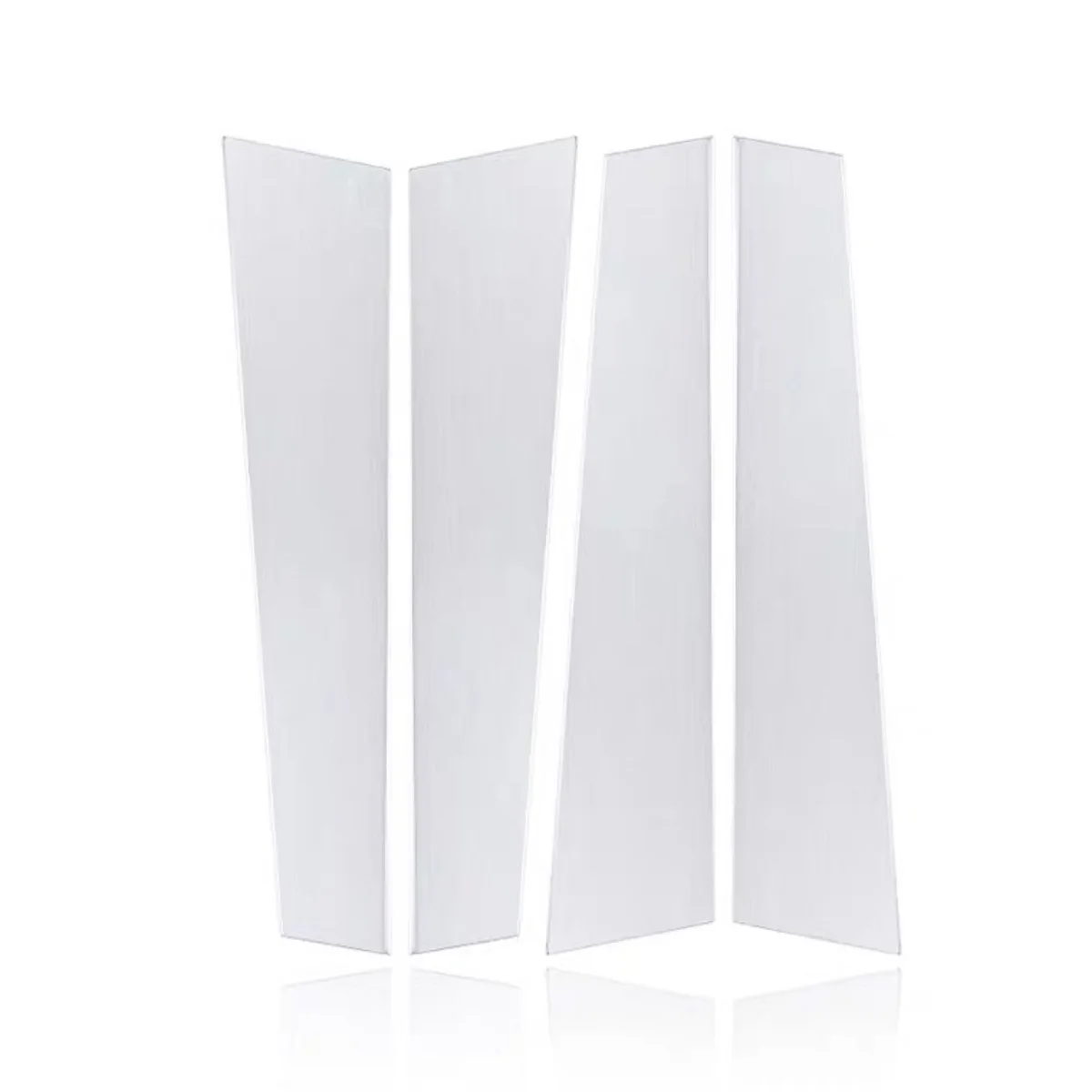 4Pcs Chrome Door Window B Pillar Bright Strip for S Class 2014-2020 Exterior Window Center Post Trim