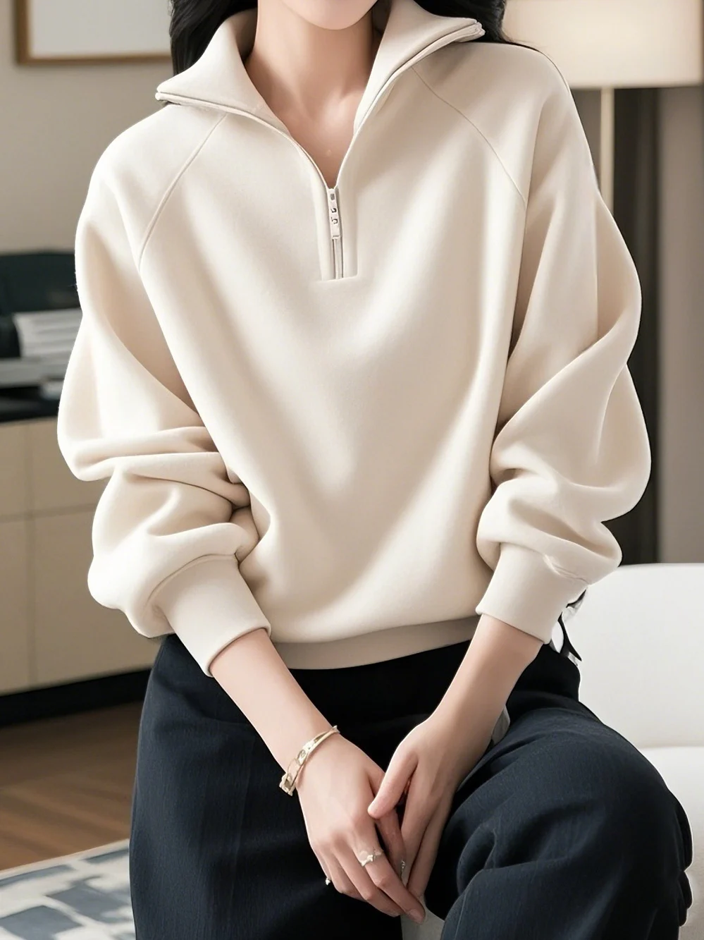 sli-matol-sudadera-con-capucha-de-primavera-para-mujer-con-cremallera-top-adelgazante-para-oficinistas-elegante-y-de-secado-rapido-para-mujer-de-negocios