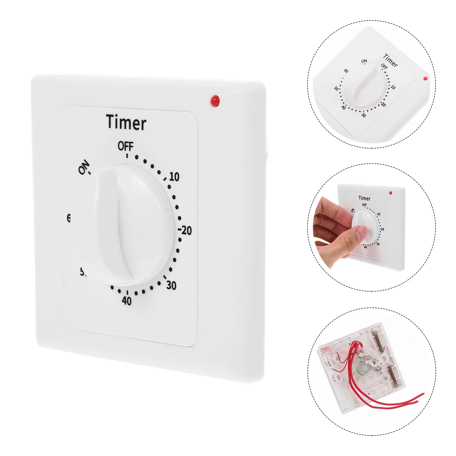 

Smart Switch For Indoor Use Mechanical Time Control Switch Compatible With Lights Fans Electrical Appliances Energy Saving