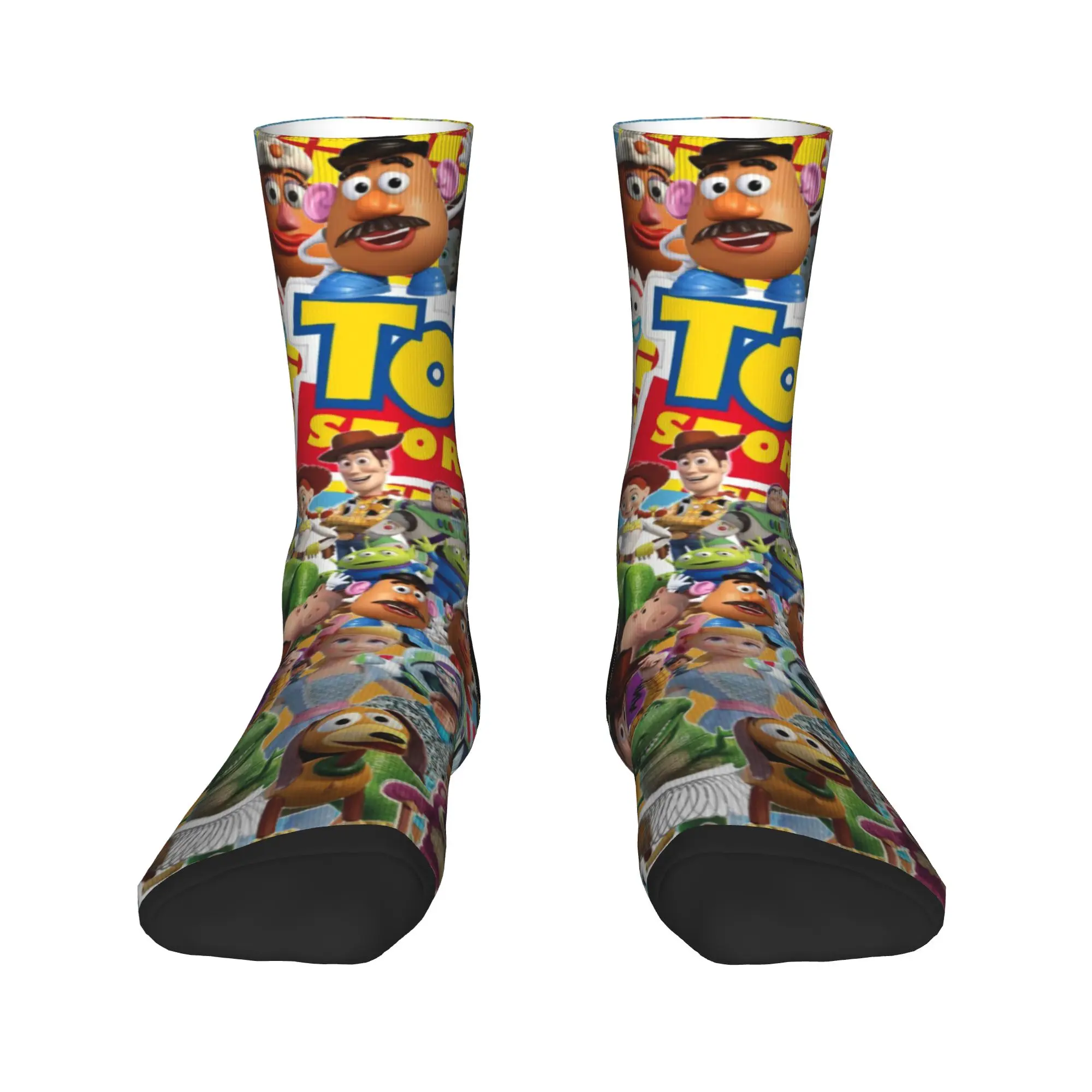 

Toy Story Anime Manga Men's Crew Socks Unisex Fun Spring Summer Autumn Winter Dress Socks