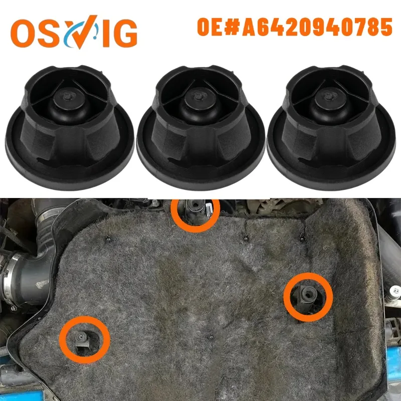 4PCS OE#6420940785 A6420940785 Suitable for Mercedes-Benz engine hood shock absorber buffer blocks
