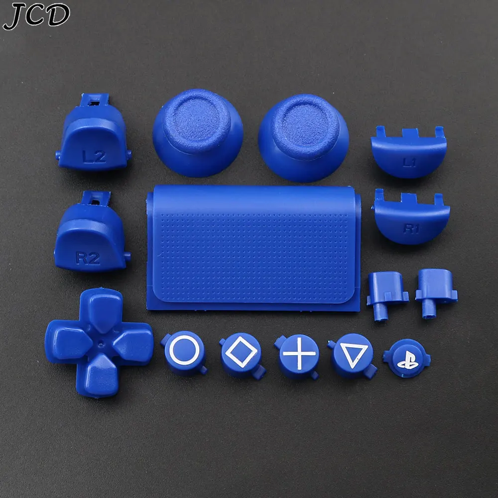 JCD For PS4 Pro Slim JDS-040 JDM-040 Controller Full Set Joysticks TouchPad Dpad Button R1 L1 R2 L2 Direction Key ABXY Buttons