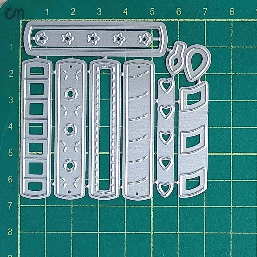 Carte di buon compleanno Candele Fustelle in metallo per scrapbooking Stencil Mestiere Coltello di carta Stampo Lama Punch Card Making Fustellatura