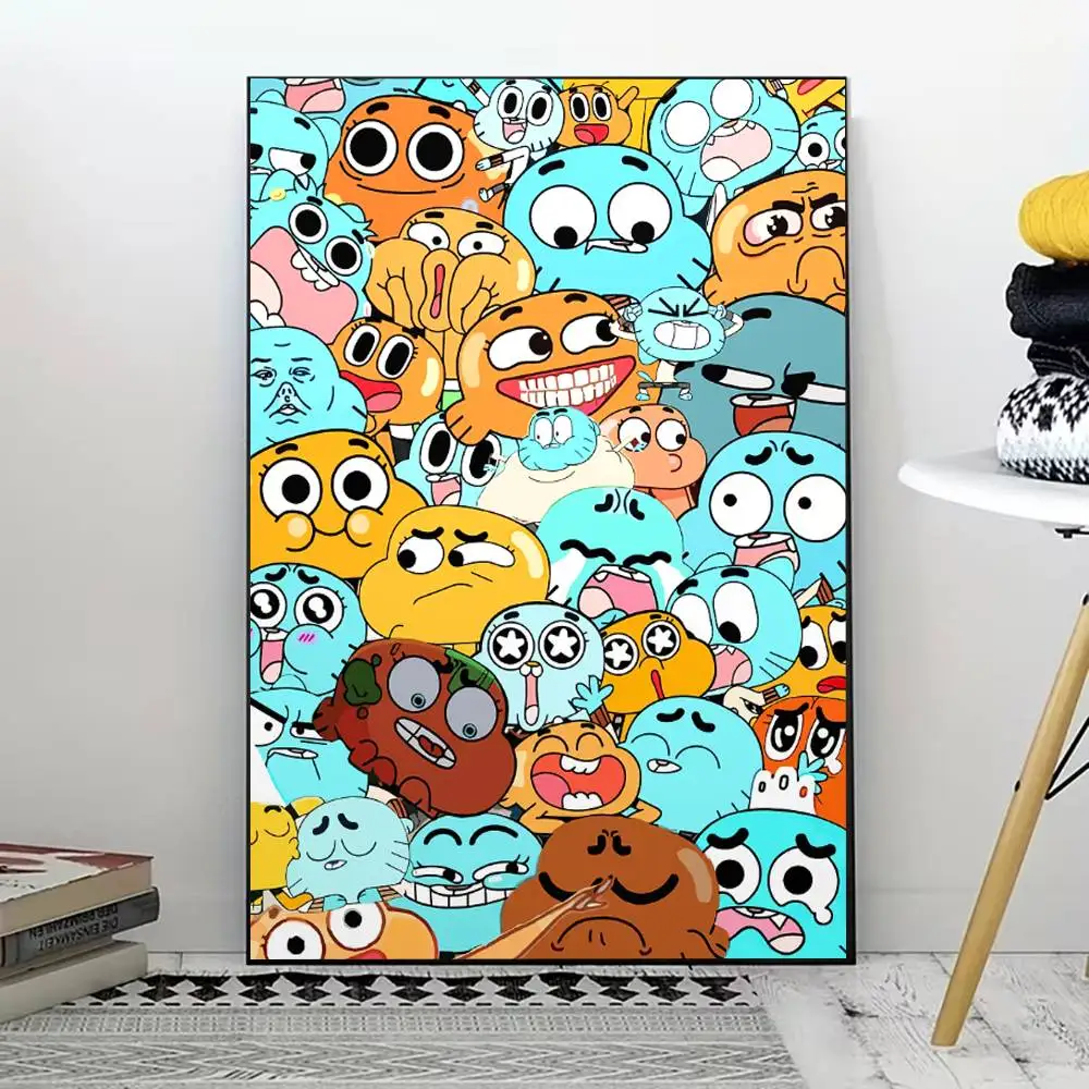 The A-Amazing World of G-Gumball Poster for Modern Decor in Home Offices, Bedrooms, Living Rooms, Kitchens, Bathrooms.