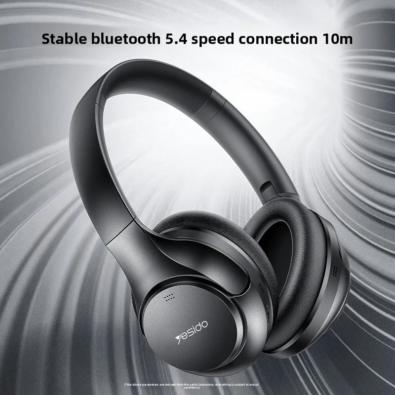 Słuchawki komputerowe Yesido EP09, słuchawki gamingowe nauszne, redukcja szumów ENC, słuchawki Bluetooth z ANC, bezprzewodowe