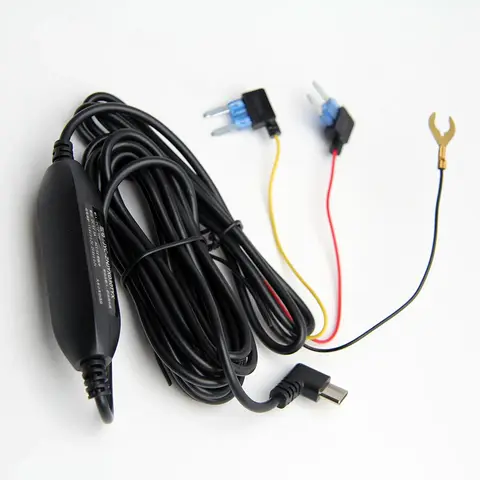 12V input and 5V 3A output OBD Buck Power Cable Hardwire for Bluavido dash cam