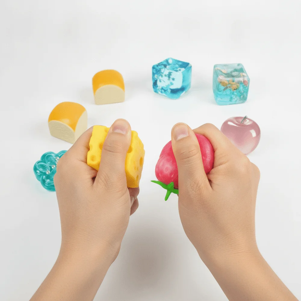Slow Rising Butter Squishy Butter Random Color Bread Sensory Fidget Easy To Clean Reusable Material Cheese Fidget