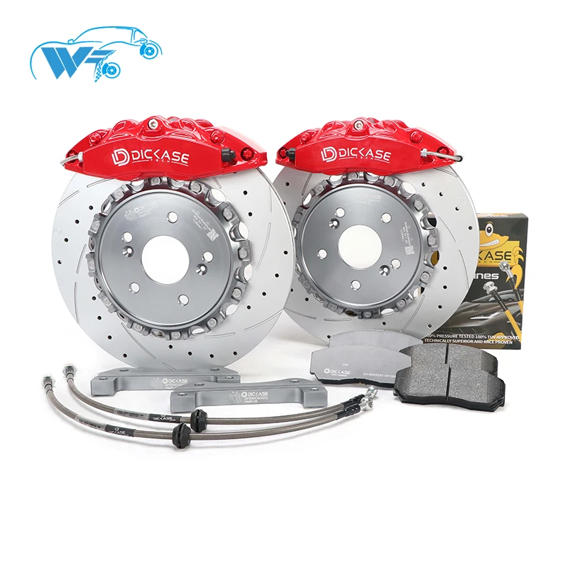 

DICASE-D41 Big Brake Kit 4 Pot Auto Brake Calipers Slotted Disc Bbk for honda civic 2013 2015 2018 2022
