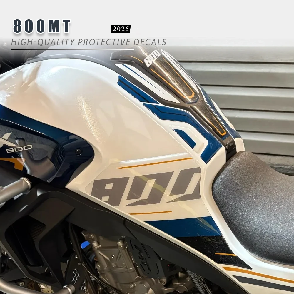 

Аксессуары для мотоциклов, наклейки на топливный бак, защитные чехлы, комплект 3D-наклеек из смолы для CF MOTO 800 MT 800MT 2022 2023 2024