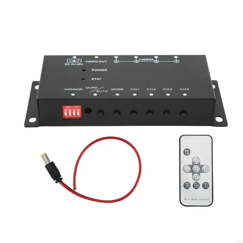 B5XD High Resolution Four Channel Vehicle Camera Controller For All Around Monitoring