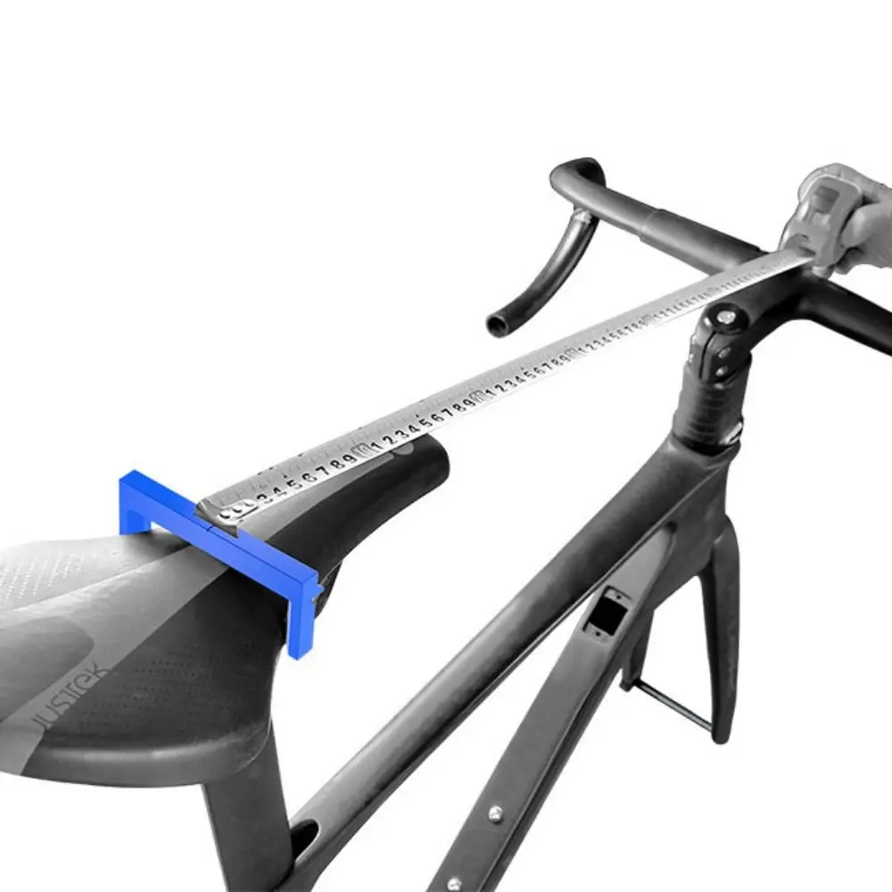 Front Cushion Fitting Adjust Bike Seat Cushion Height Measuring Auxiliary Tool Bicycle Seat Height Distance Ruler