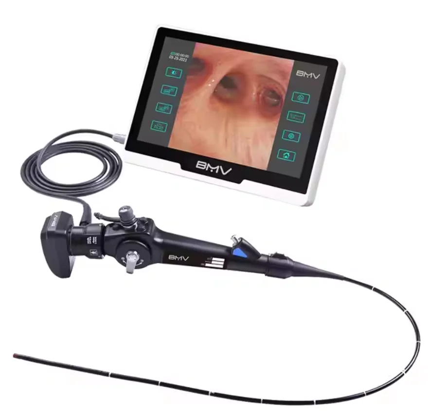 BMV Portable Veterinary ENT Gastroscope Endoscope with 10-inch HDMI Monitor Reusable