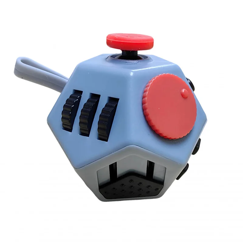 Kawaii Fidget Cube Stress Relief Anti Anxiety Sensory Dice Toy Relaxing Desk Toy Kids Birthday Party Favors Pinata Fillers Gifts