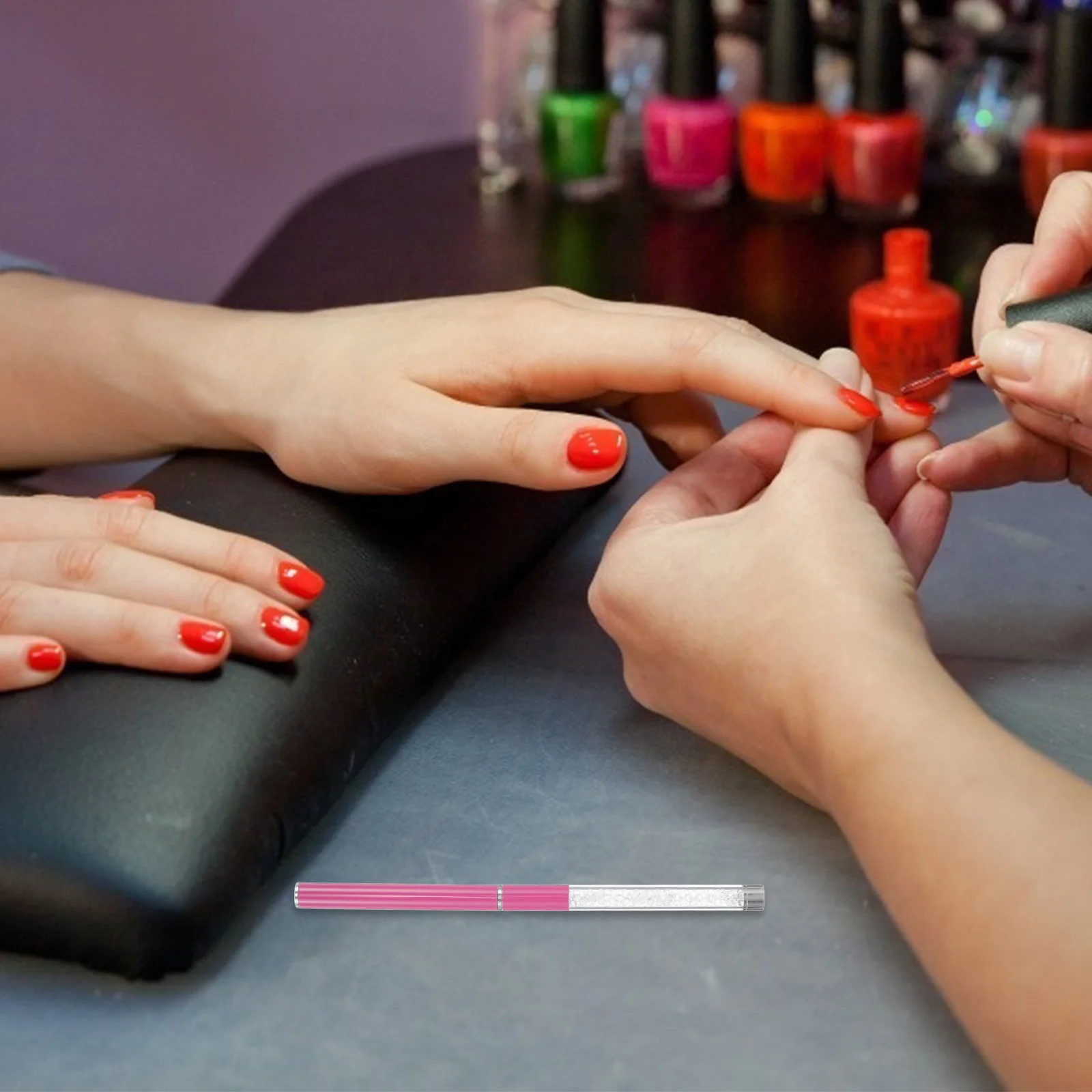 Penna al quarzo per la rimozione della pelle morta Riparazione della superficie delle unghie Lucidatura Strumento per manicure portatile Uso del salone di casa Accessorio per la cura delle unghie