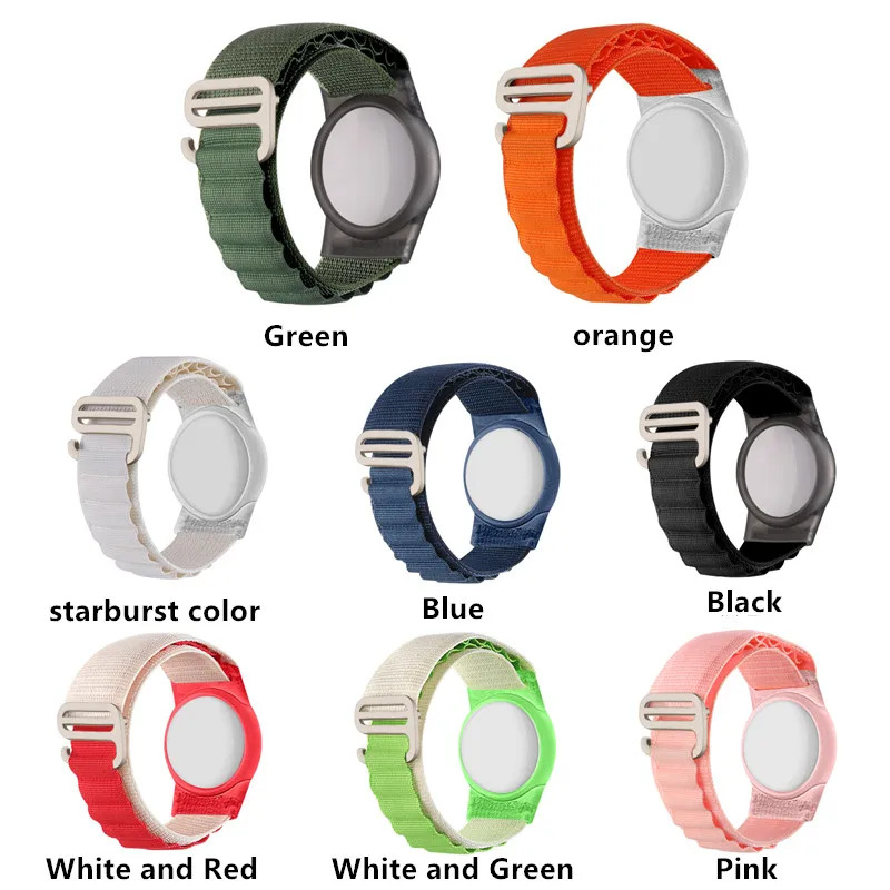 Applicable Airtag Case Alpine Wilderness Trail Loopback Strap Apple Anti-Lost Locator Protective Case Nylon Strap