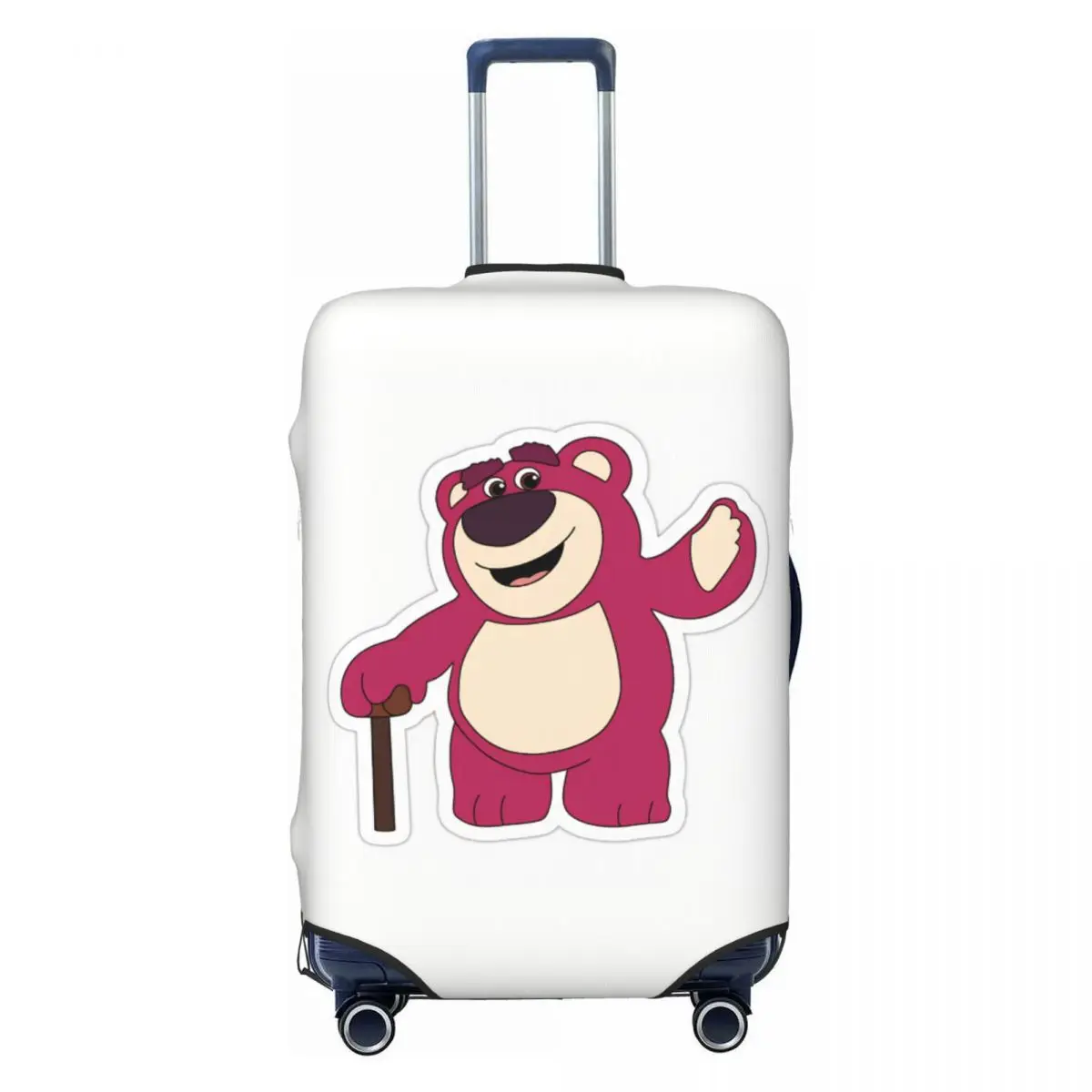 

Lotso Cute Bear Strawberry Suitcase Cover Business Vacation Elastic Luggage Supplies Protector