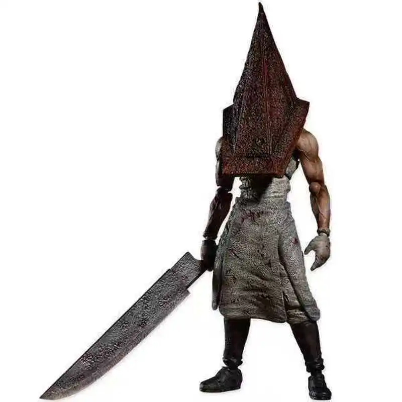 Figma Silent Hill 2 Pyramid Head Red Pyramid Thing Action Figure Articolata e Posabile, Modellino da Collezione del Gioco Horror con Articolazioni Mobili