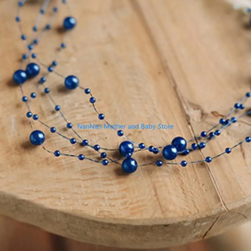 رباط شعر للأميرة للأطفال حديثي الولادة من Photograhy، إكسسوار شعر بظهر خلفي #2