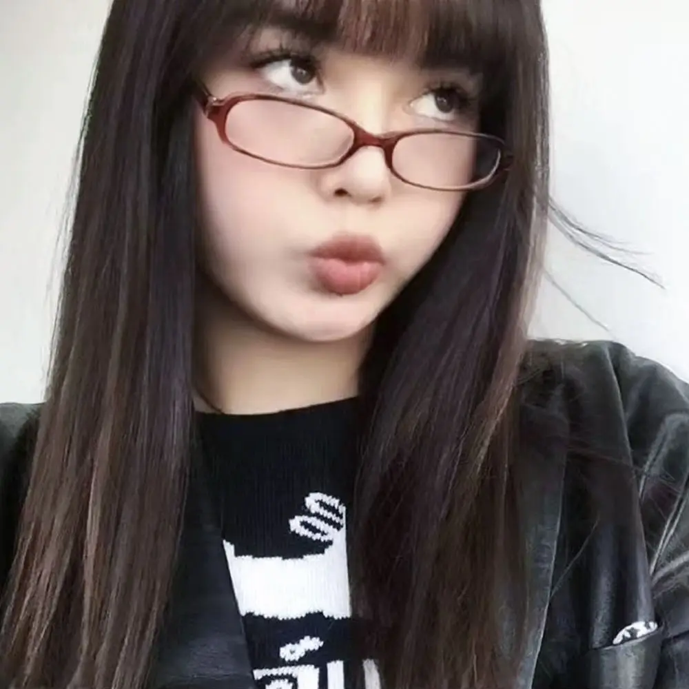 نظارات خفيفة للغاية لحماية العين للنساء ، نظارات مريحة ، مضادة للإشعاع ، نظارات كمبيوتر ، نظارات بصرية ، Y2K