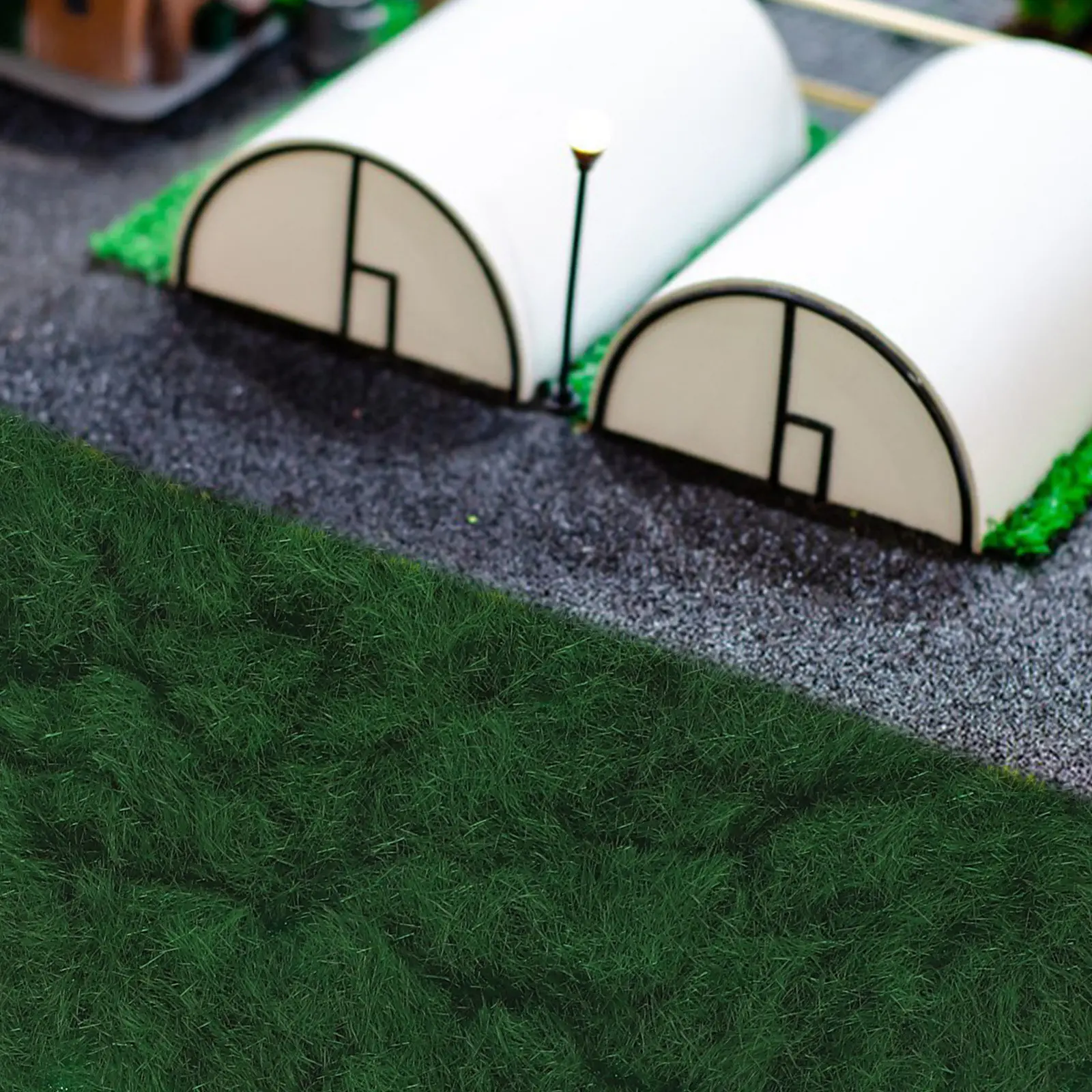 3 Bags Artificial Moss Grass Powder for Architectural Landscaping DIY Crafts Micro Scene Terrain Train Layout Realistic Grass