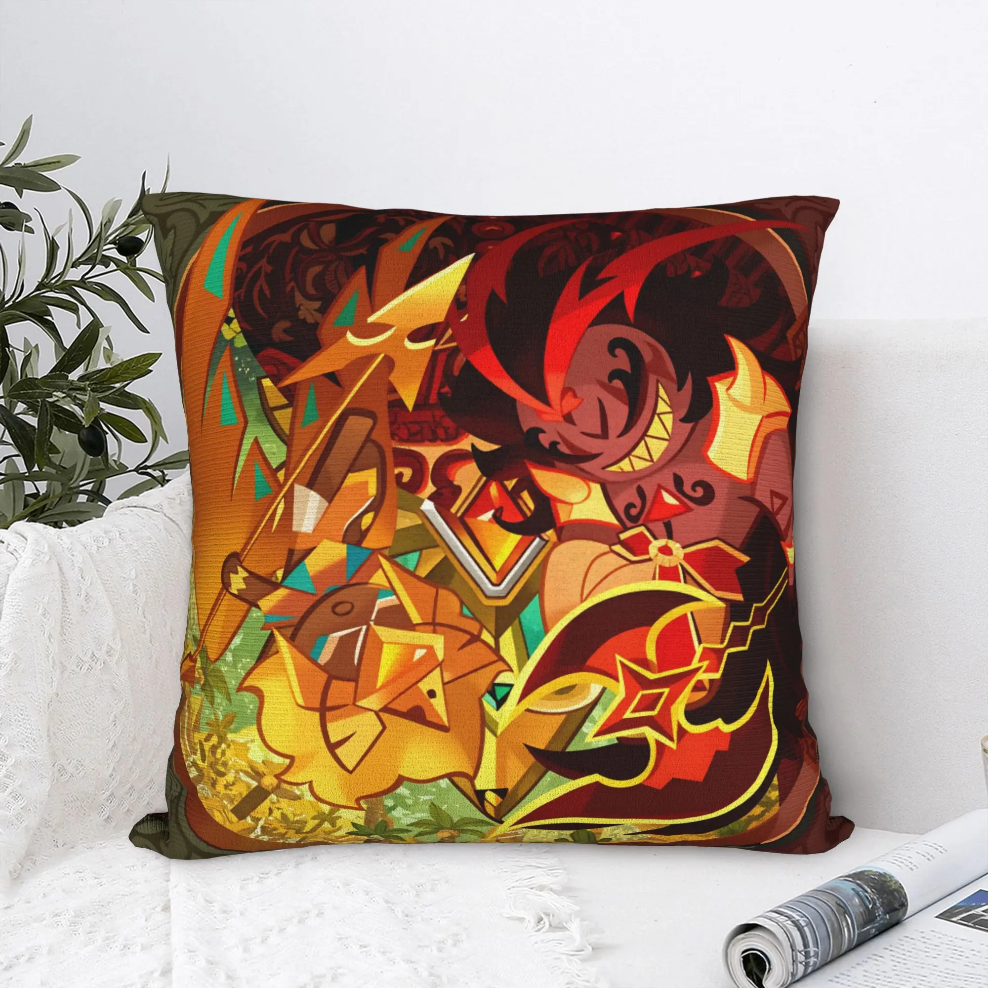 Burning Spice Cookie Pillow Case  Soft Pillow Cover For Wedding Party Home Decor Morden Pillowcases