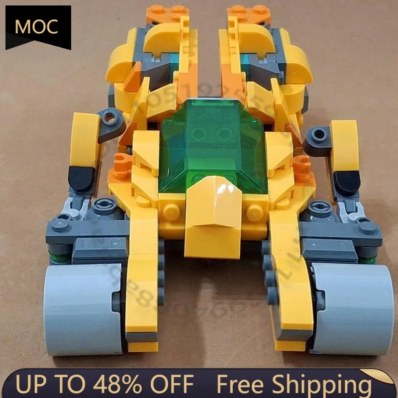 

225 деталей, конструктор MOC на заказ, модульные строительные блоки, популярный креативный дизайн, модель для самостоятельной сборки, игрушка для мальчиков, рождественский подарок