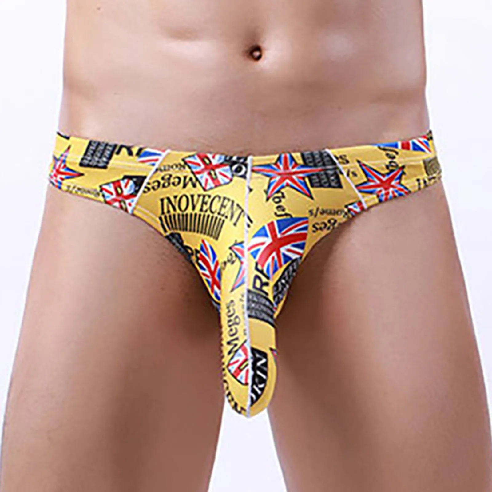 

Print Panties Mens Brifes Thongs Gays Underwear Snake Elephant Nose Underpants Knickers Sissy Tange Comfortable Pouch Shorts