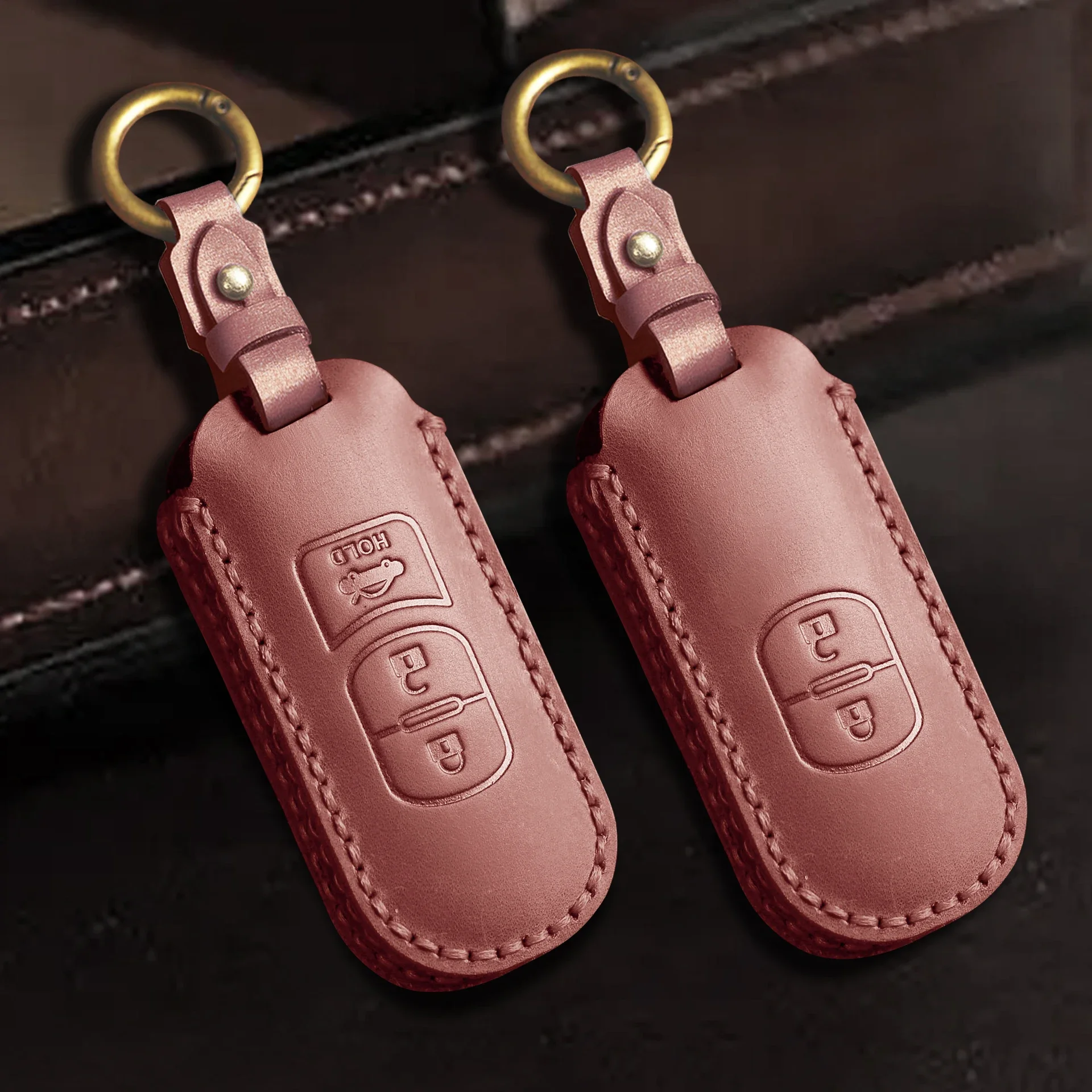 Car Key Case Cover Key Bag For Mazda 2 3 5 6 Gh Gj Cx3 Cx5 Cx9 Cx-5 Cx 2020 Accessories Holder Shell Protect Set Car-Styling