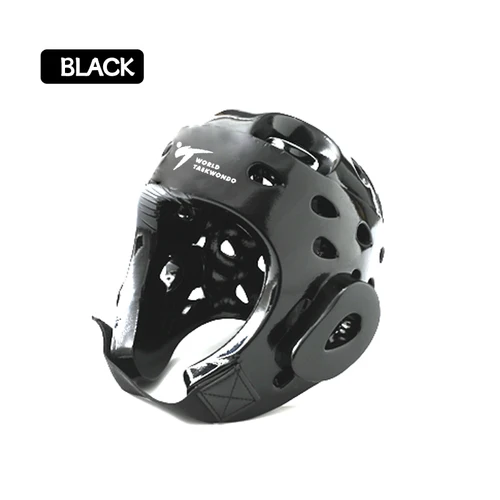 Casco de Taekwondo aprobado por WT, casco blanco, rojo, negro y azul, máscara facial, protector de cabeza de Karate para niños y adultos, logotipo personalizado de calidad